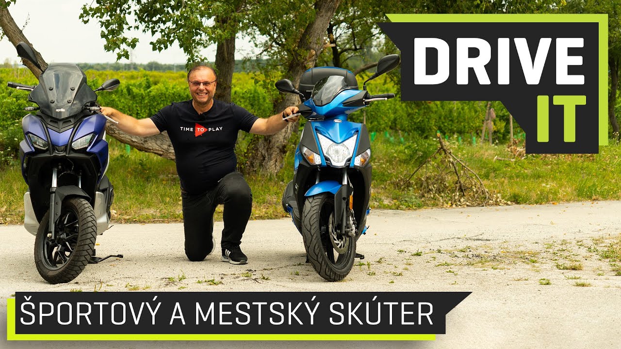 Test skútrov s objemom motora 125 ccm: Kymco Agility 16+ 125 verzus Aprilia SR GT 125