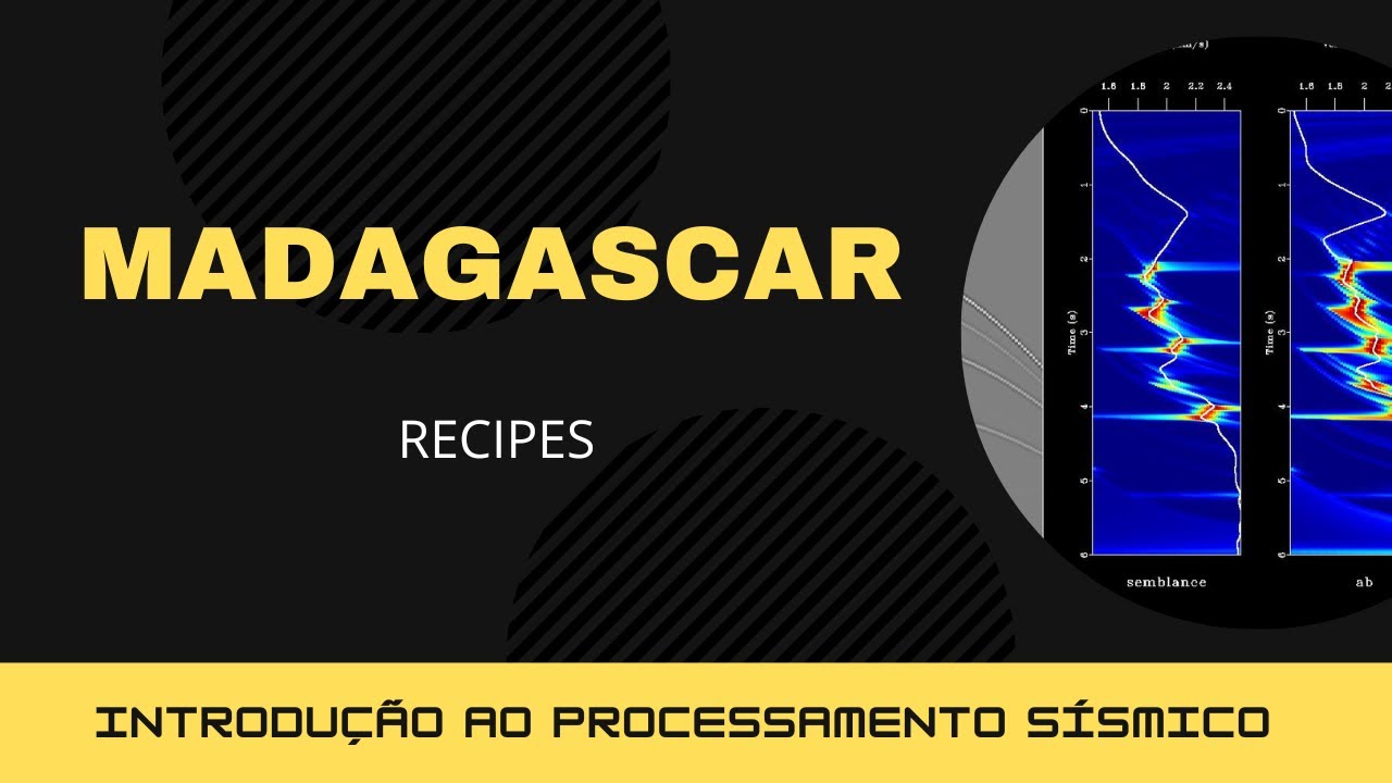 Pacote de processamento sísmico Madagascar #31 - Reutilização de código com Madagascar Recipes