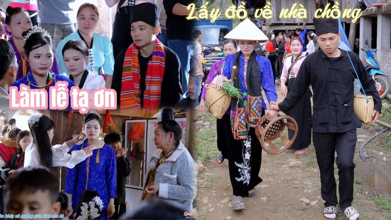 LỄ TẠ ƠN + LẤY ĐỒ VỀ NHÀ CHỒNG CÔ DÂU KHÓC NỨC NỞ KHI VỀ VỚI NHÀ CHỒNG BẢN KHÓP MƯỜNG GIÔN SƠN LA