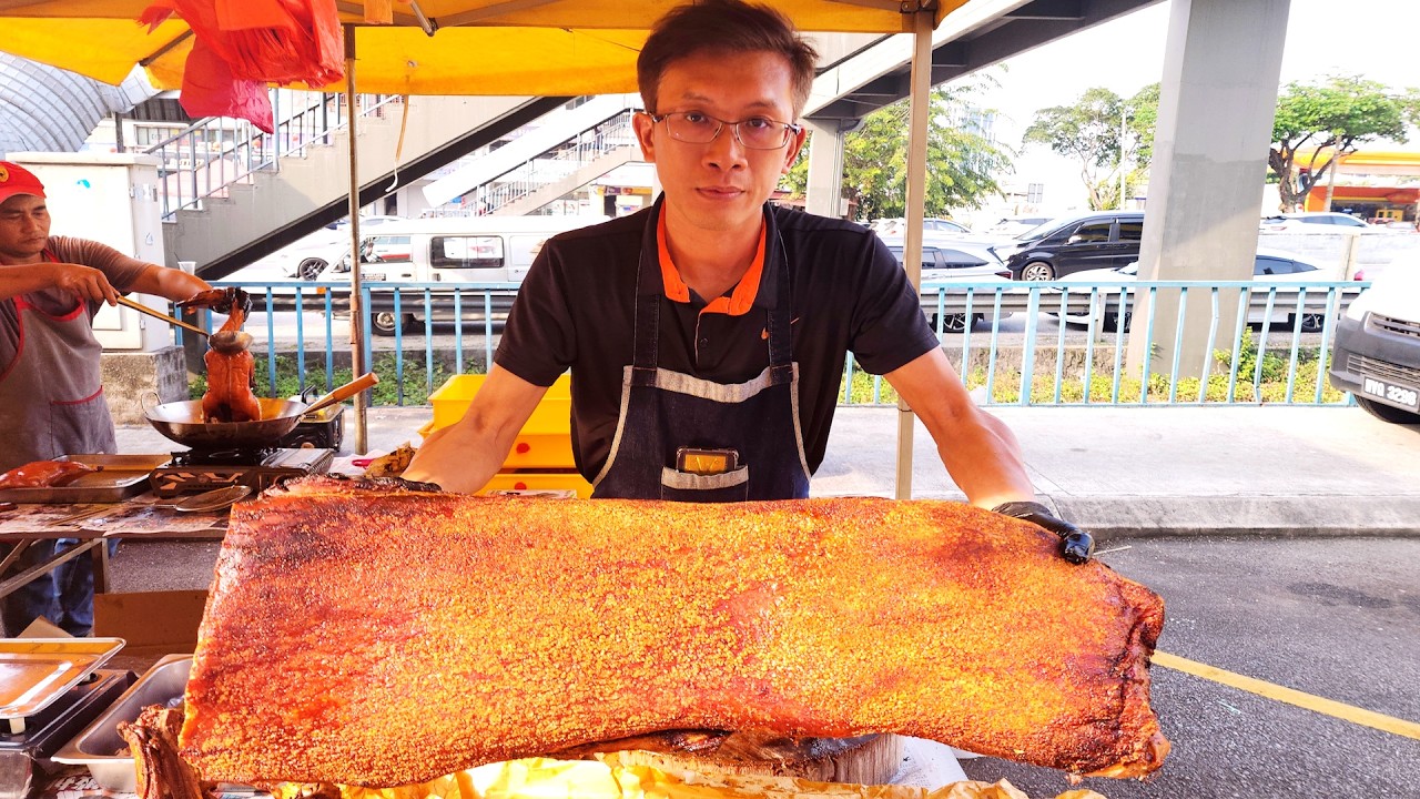 Легендарная свиная грудинка без жира! Свинина BBQ, приготовленная в горшочной печи, жареная свинья