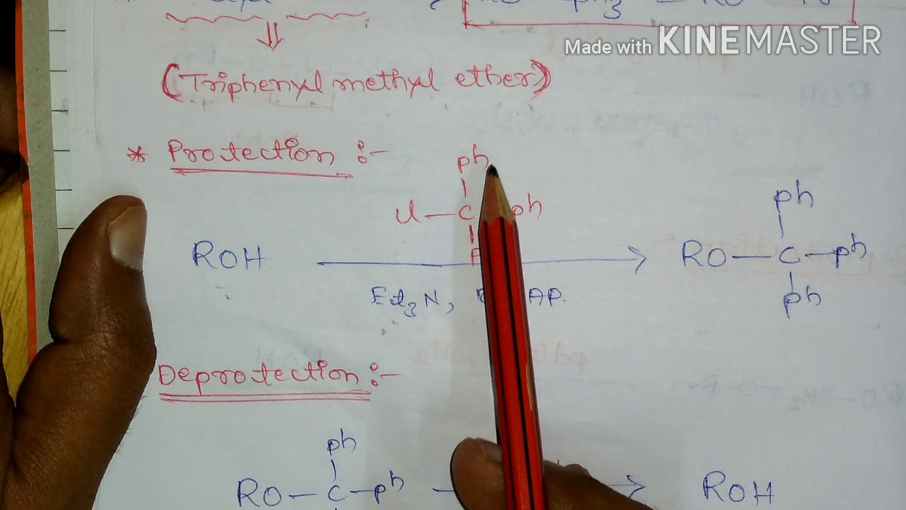 Protection of OH group in Alcohols