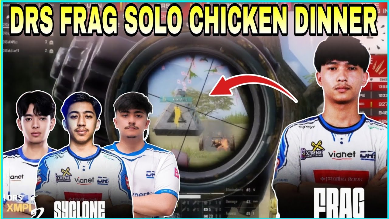 DRS Frag Solo Chicken Dinner для DRS Gaming | Провал DRS Frag 1v4 Clutch | DRS 3v4 313 Esports