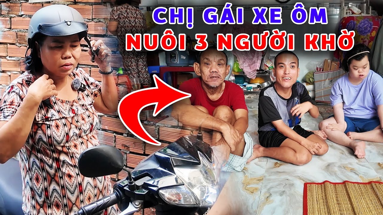 Nữ tài xế xe ôm 