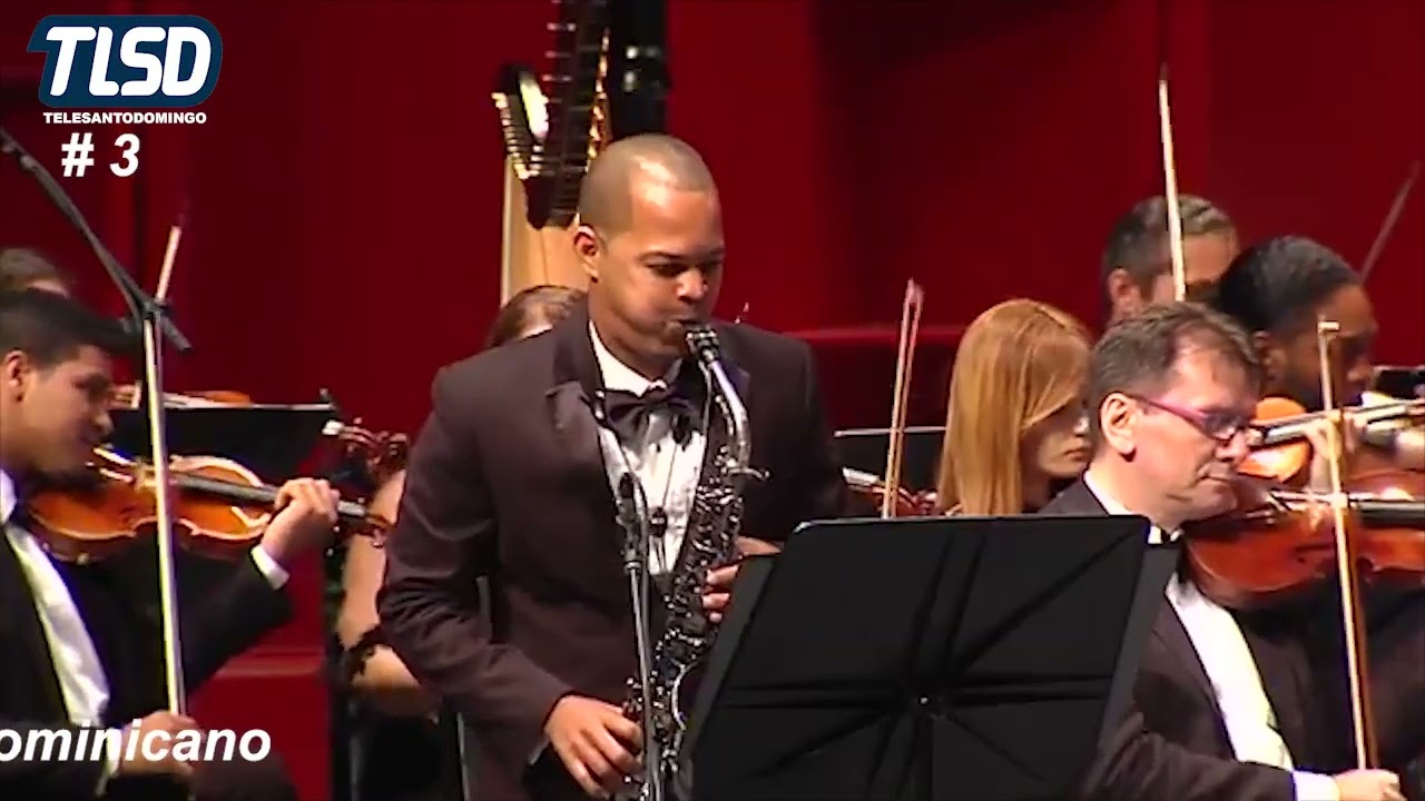 Concierto para saxof&oacute;n y orquesta  III  Moderato y tempo de merengue   Bienvenido Bustamante