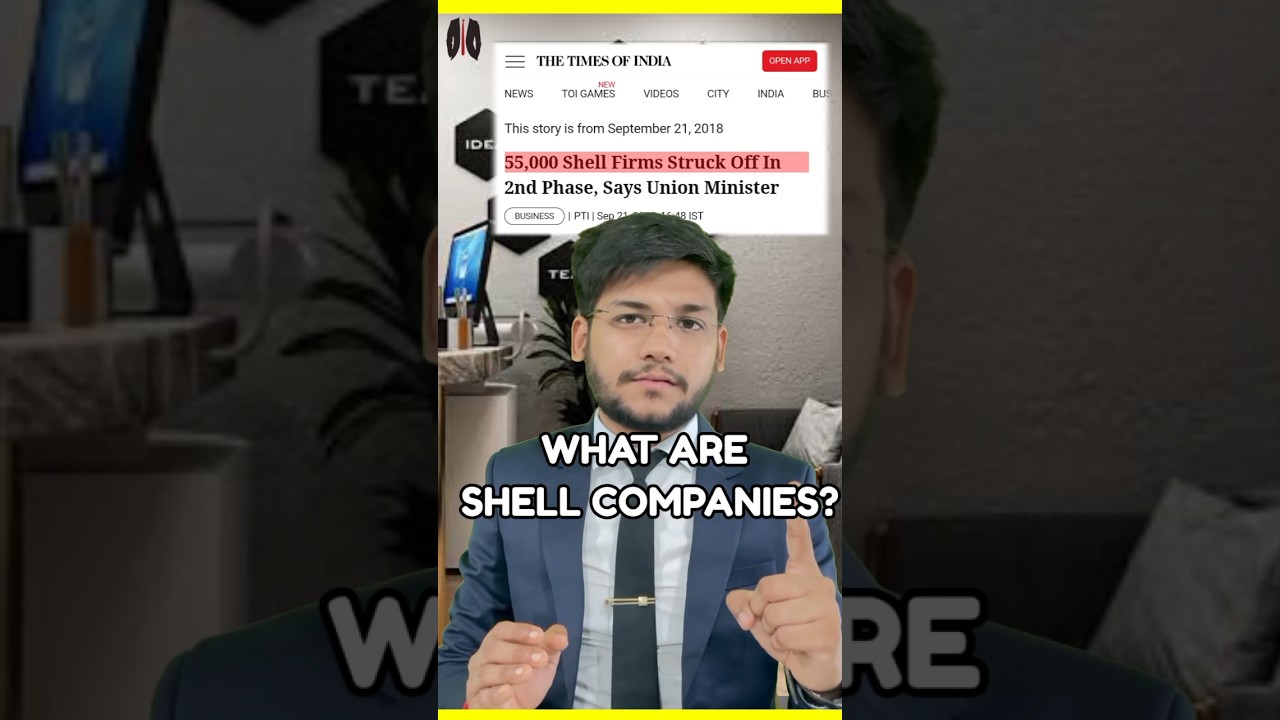 What is shell Company |Shell company explained #shellcompanies#Blackmoney