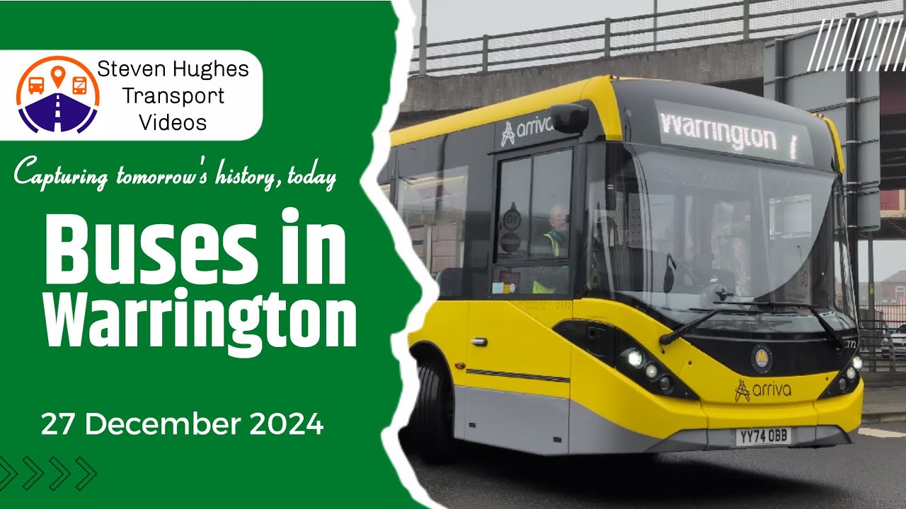 Buses in Warrington | Bus Spotting | 27 December 2024