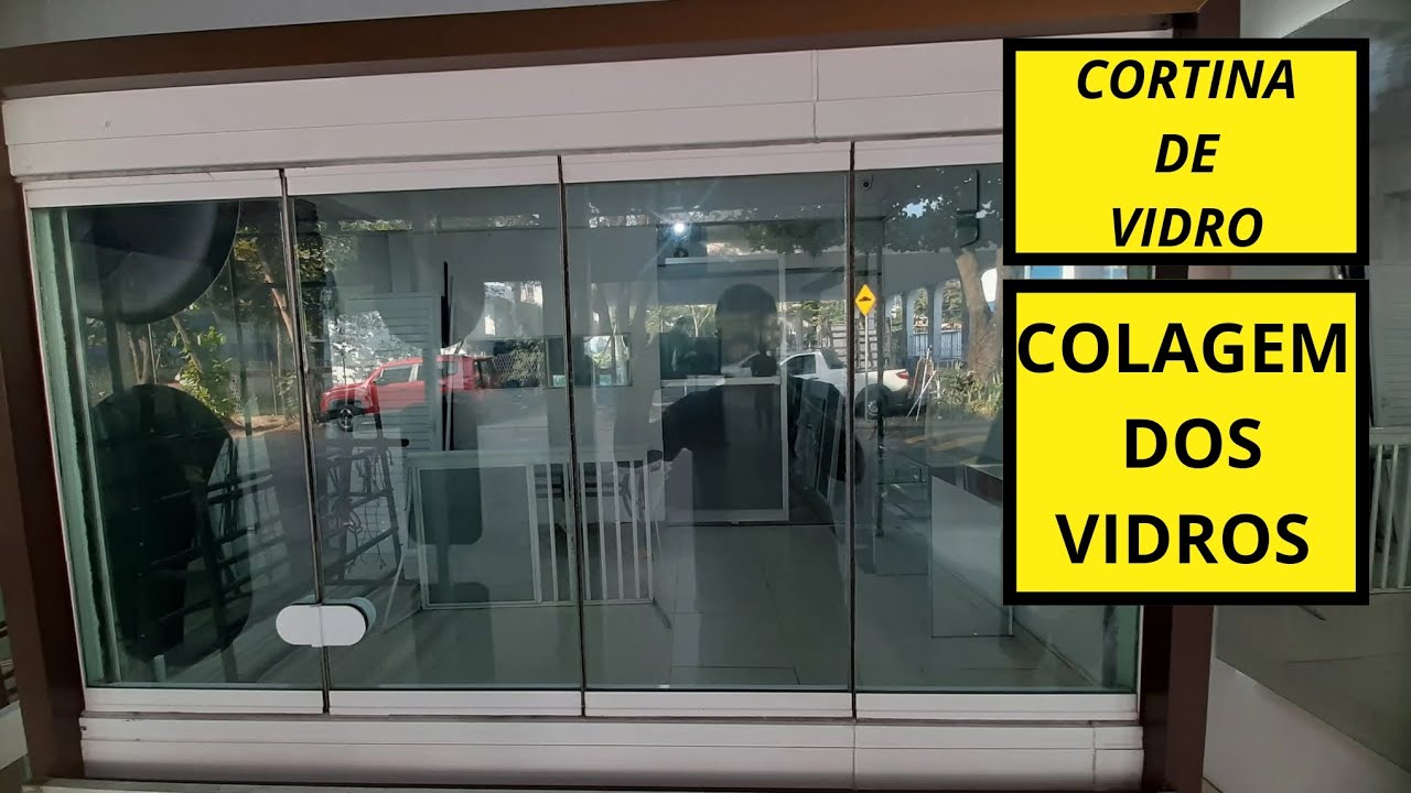 COMO COLAR O LEITO NO VIDRO DA CORTINA KIT SACADA! (colagem,folga e regulagem)vidro blindex!