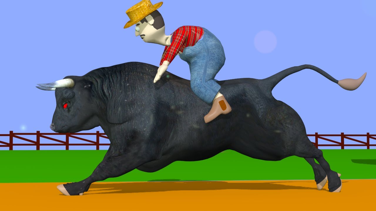 JUCA PAÇOCA e o TOURO JORJÃO, CARNEIRO BRAVO, DINOSSAURO, # MELHORES HISTÓRIAS, desenho animado 3D