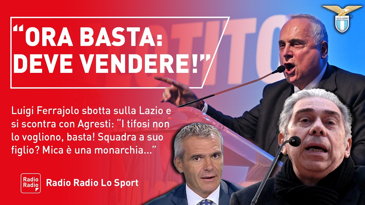 🔥LOTITO, SCONTRO DURISSIMO FERRAJOLO-AGRESTI  ▷ 