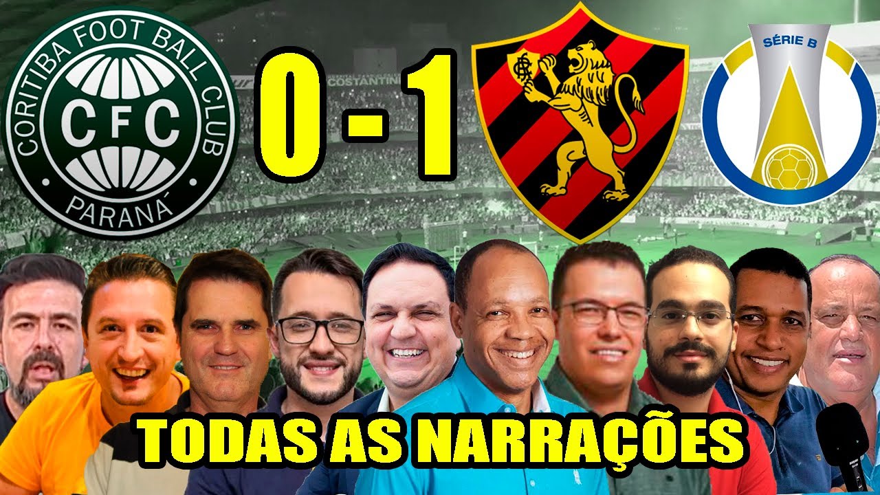 Todas as narrações - Coritiba 0 x 1 Sport | Brasileirão  Série B 2024