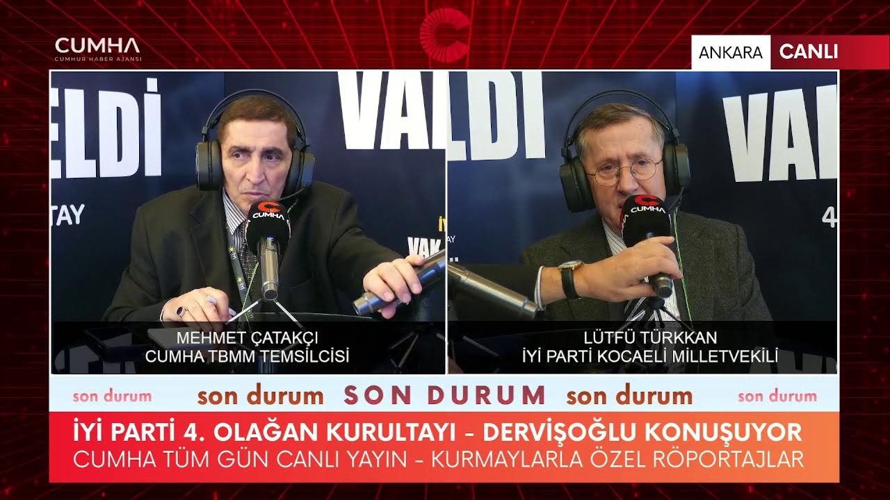 İYİ Parti 4. Olağan Kurultayı’nda Lütfü Türkmen’den Dikkat Çeken Açıklamalar |  CUMHA Özel Yayını