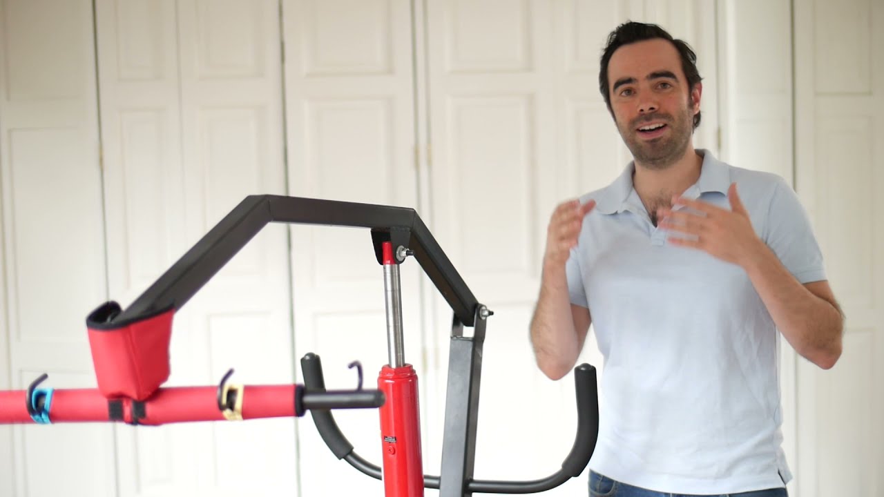 ¿Como funciona una Grúa para levantar Pacientes paso a paso?