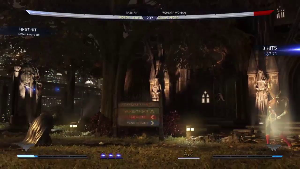 Injustice 2 campaign on very hard. No skill with half the roster.