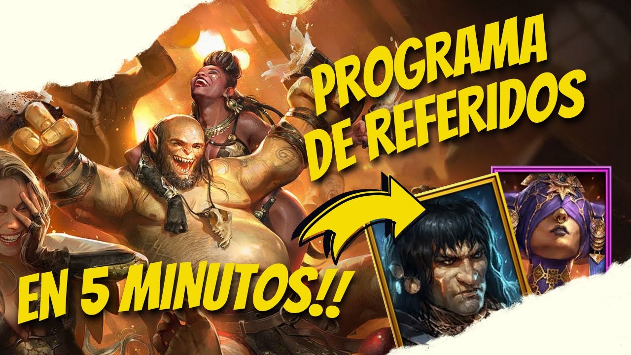 PROGRAMA DE REFERIDOS EXPLICADO!! CONSIGUE A DJAMARSA Y CROHNAM MÁS RÁPIDO | RAID: SHADOW LEGENDS