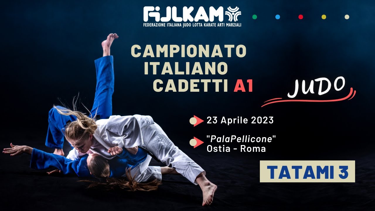 Judo - Campionato Italiano Cadetti A1 2023 - Tatami 3