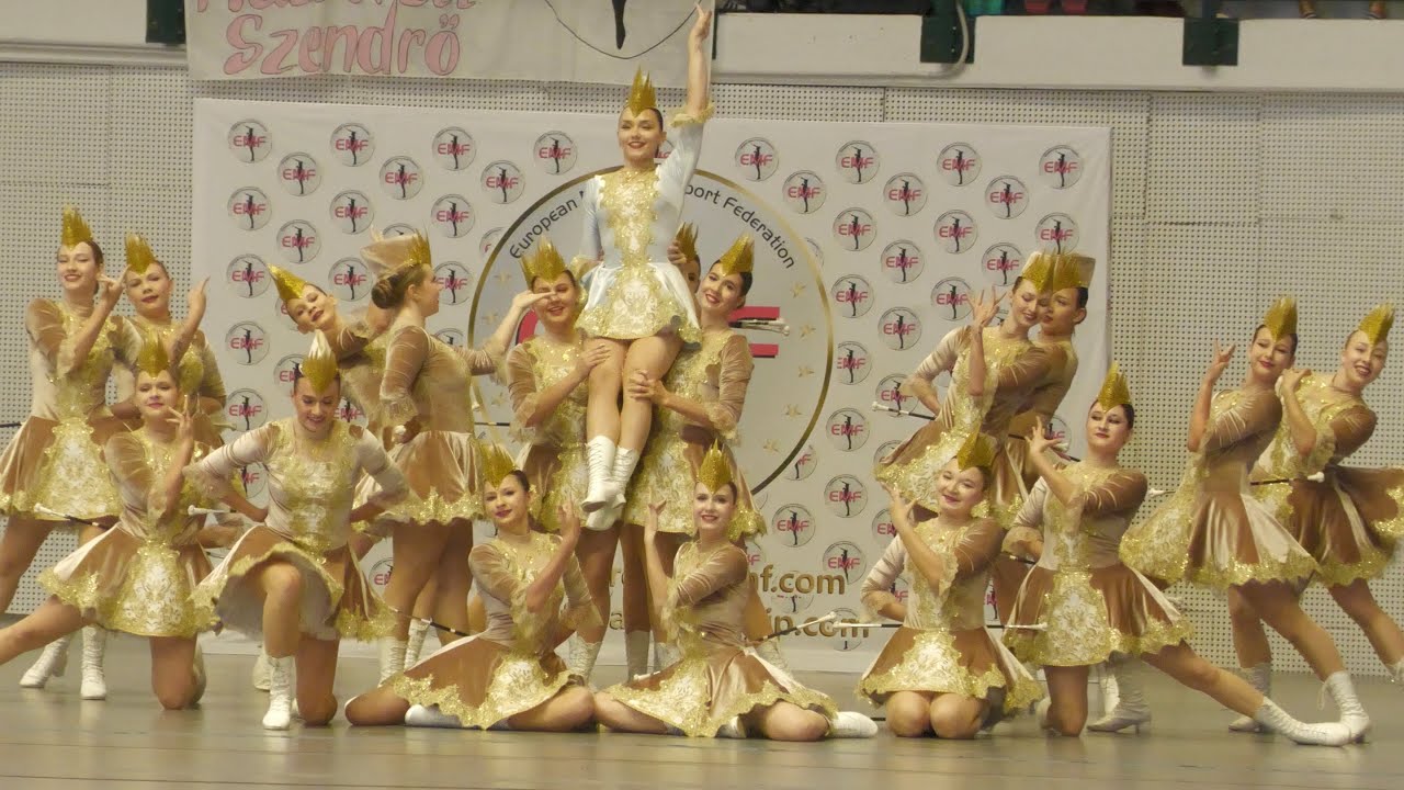 *AZARIA Piekary Śląskie* -defile baton juniors-XX European Majorette Championship MWF Monza 2025