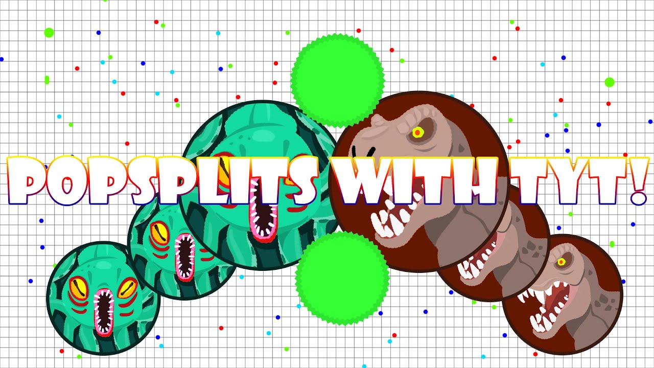 Agar.io - INSANE #UNCUT POPSPLIT!!! WITH TYT ARABIO!