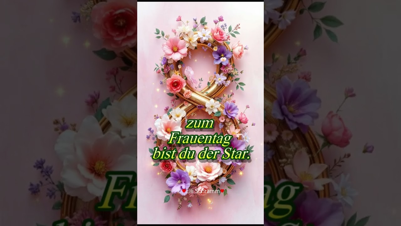 Grüße zum Frauentag am 8. März 🌹