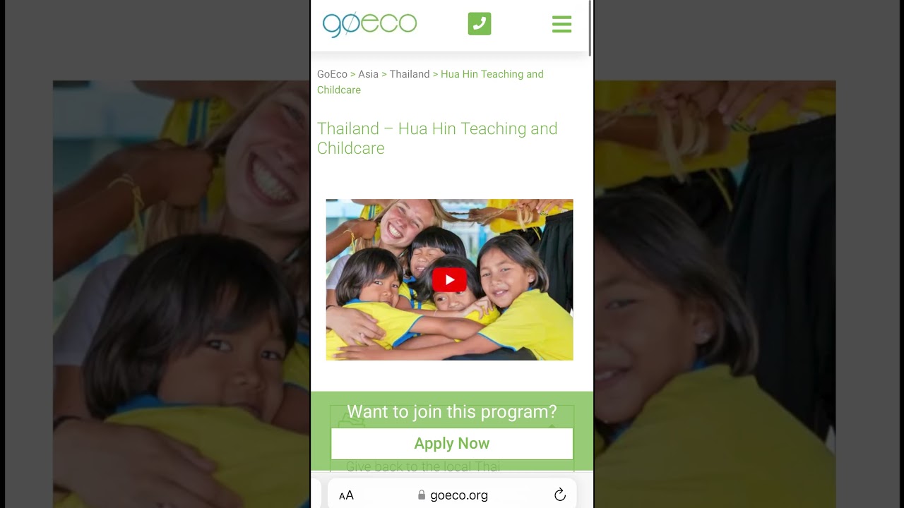 Volunteer in Thailand with GoEco  #goeco #wildlife #volunteer #animals #volunteerabroad
