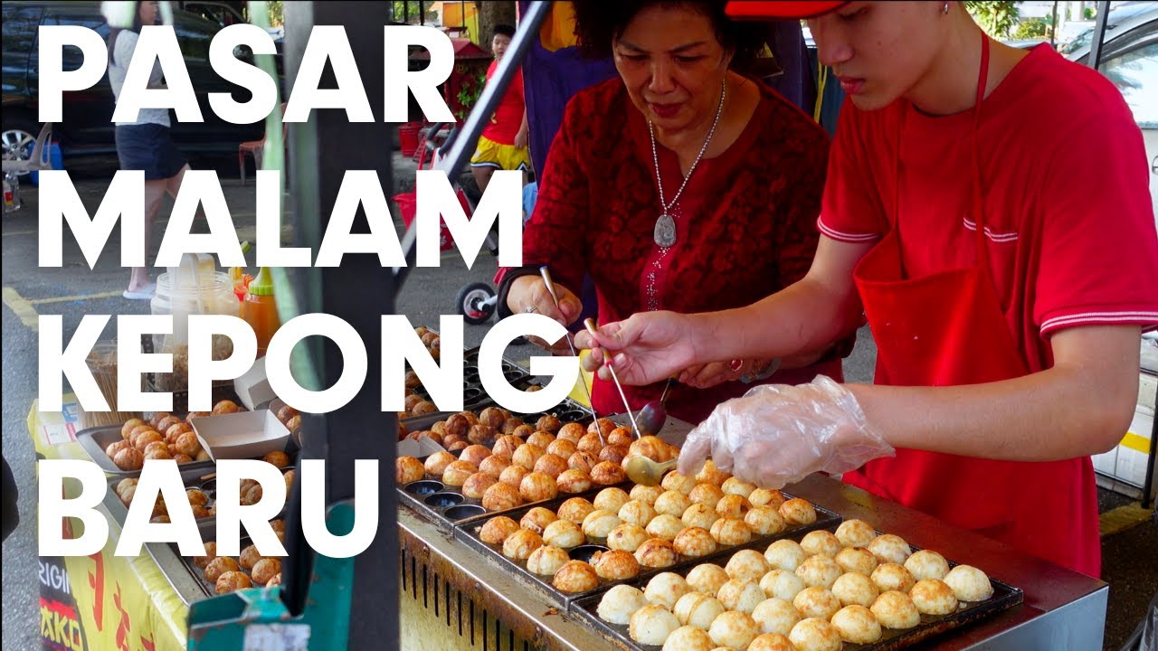 Exploring Kepong Baru Night Market In Kuala Lumpur, Malaysia | Malaysian Street Food
