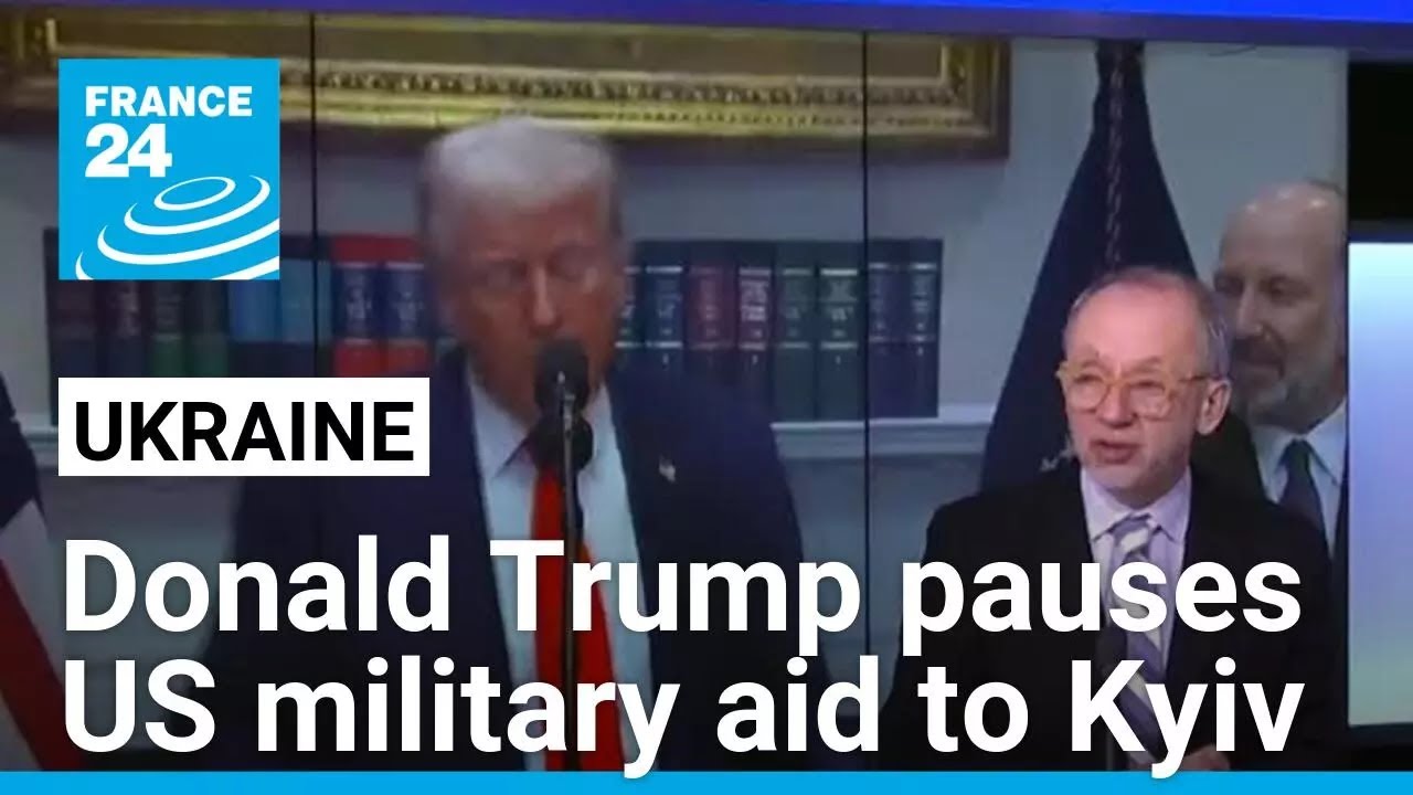 War in Ukraine: Donald Trump pauses US military aid to Kyiv &bull; FRANCE 24 English