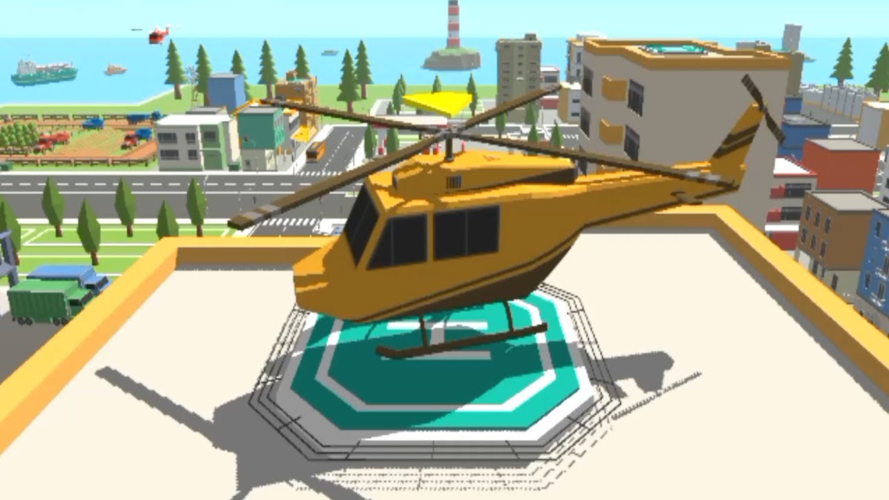 Helicopter simulator, City patrol, Game Play, Android games 
