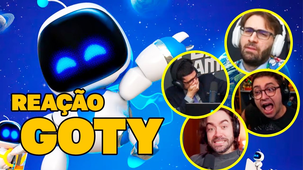 ⚠️ INTANKAVEL! REAÇÃO DOS YOUTUBERS ASTRO BOT JOGO DO ANO - THE GAME AWARDS