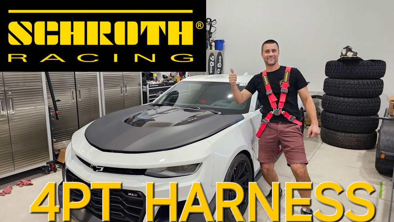 6th Gen CAMARO ZL1 1LE Racing Harness Install BMW E90 Harness SCHROTH RACING
