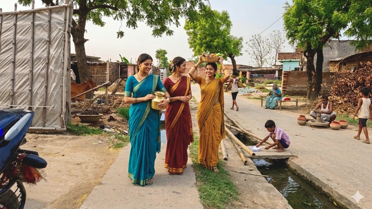 Peaceful Morning in Indian Village | The Most Relaxing Morning in a Remote Indian Village