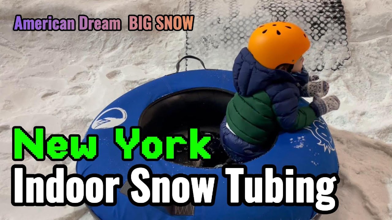 NEW YORK Indoor Snow Tubing | American Dream | BIG SNOW 실내 스노우 튜빙