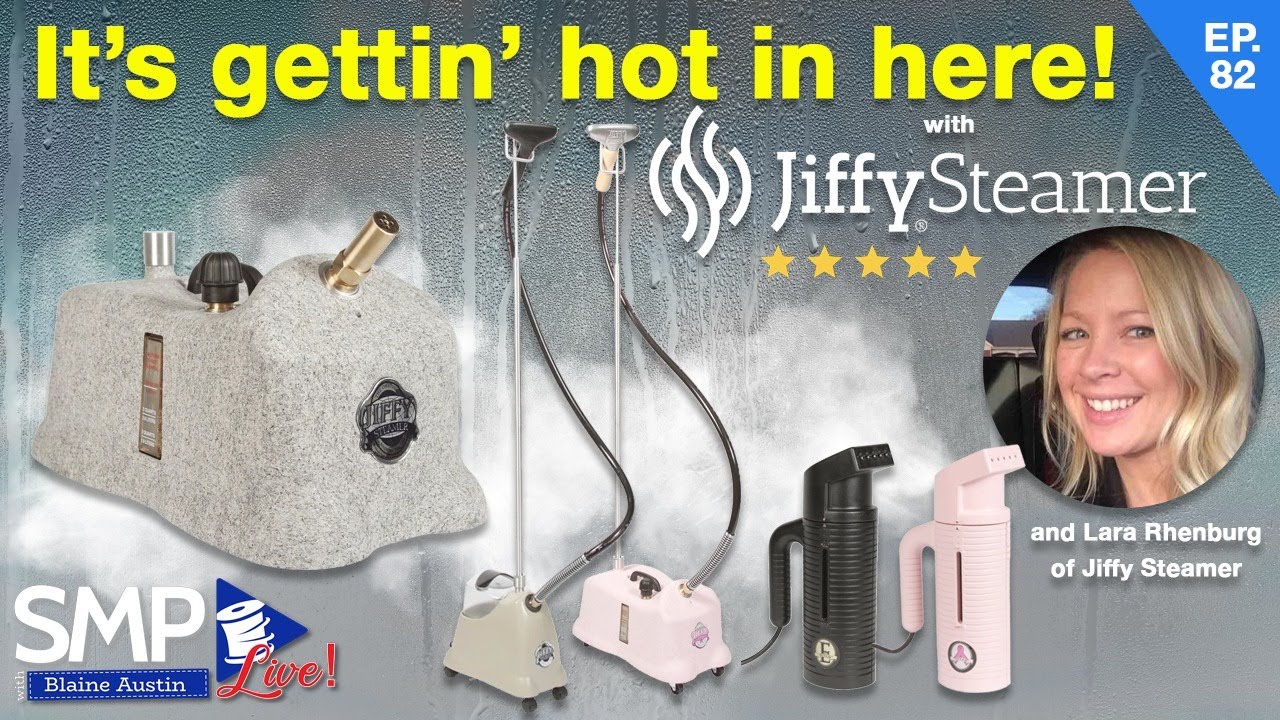 Why steam instead of ironing? It's getting hot in here with Jiffy Steamers