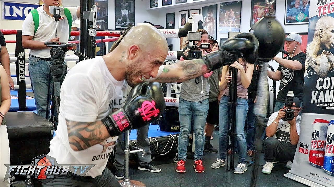 FULL & UNEDITED - MIGUEL COTTO'S MEDIA WORKOUT FOR YOSHIHIRO KAMEGAI