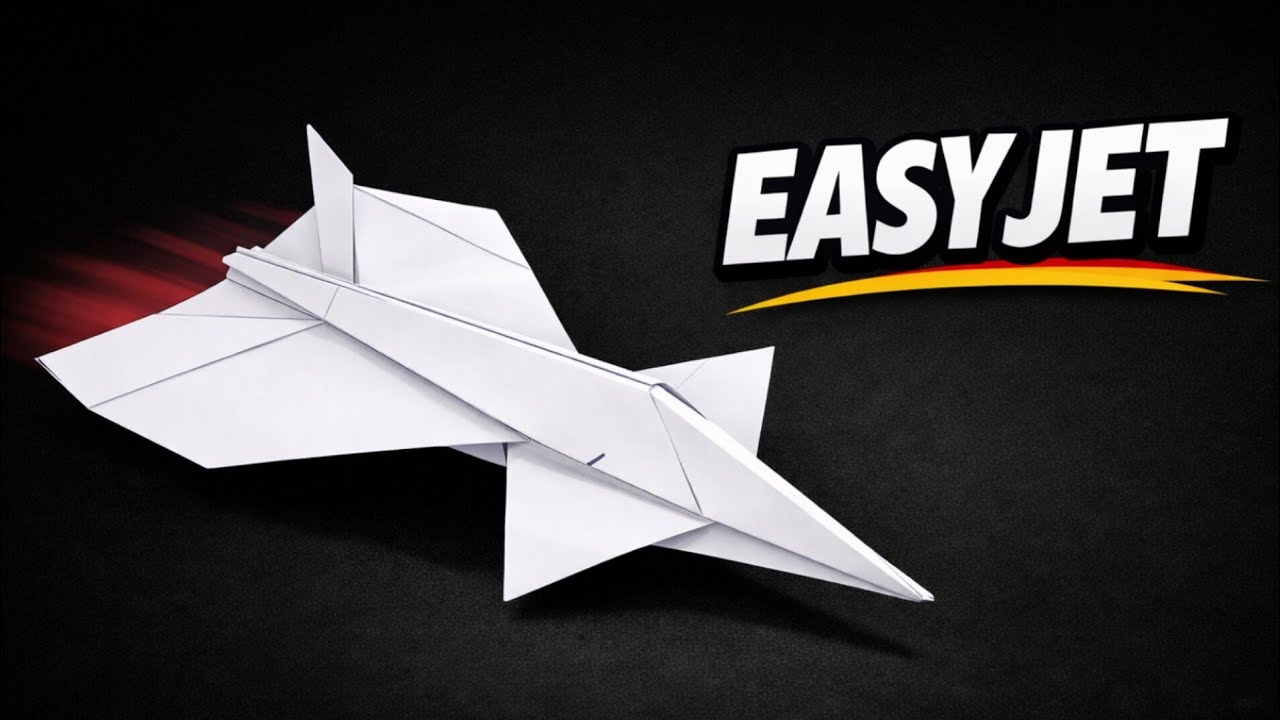 🥇How to Fold a Super Fast Paper Airplane✅