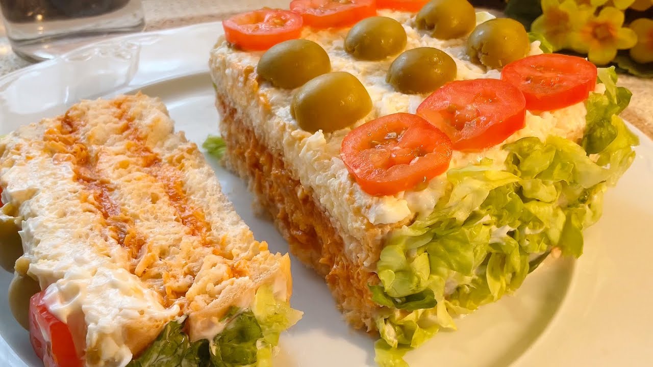 “Pastel de atún y tomate frito ¡Bueno, Bonito y Barato!🌹