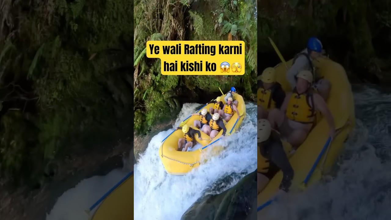 Best River Rafting In Newzland #music #youtubeshorts #travel #shortsviral #bungeerishikesh #vlogger