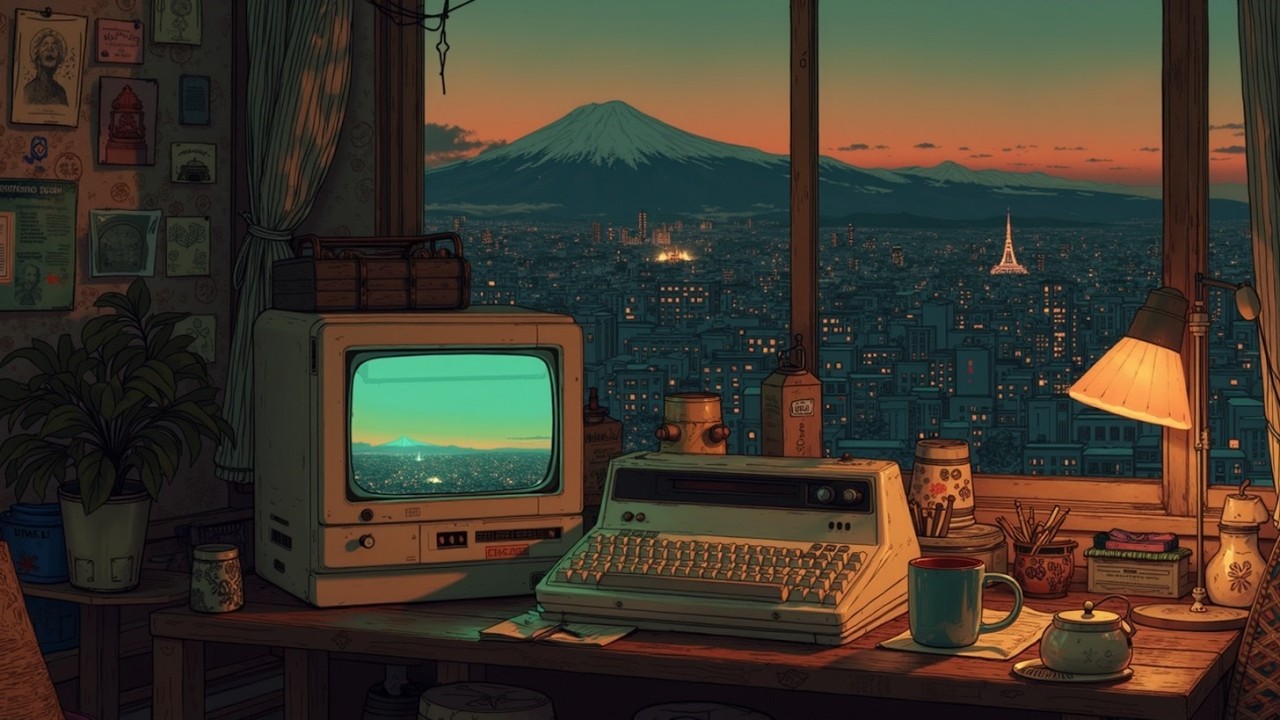 Лоу-фай хип-хоп радио ритмы для учебы чиллхоп расслабляющая музыка уютная атмосфера