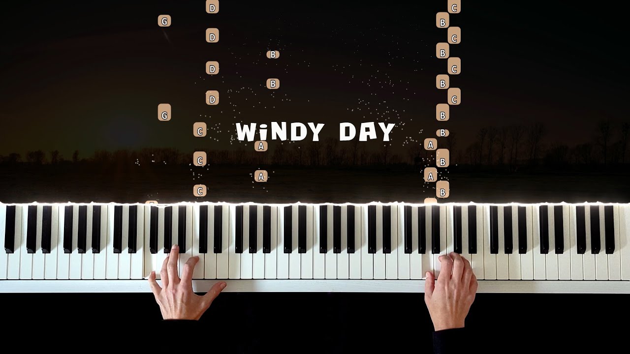 Windy Day Andrea Vanzo Piano Tutorial
