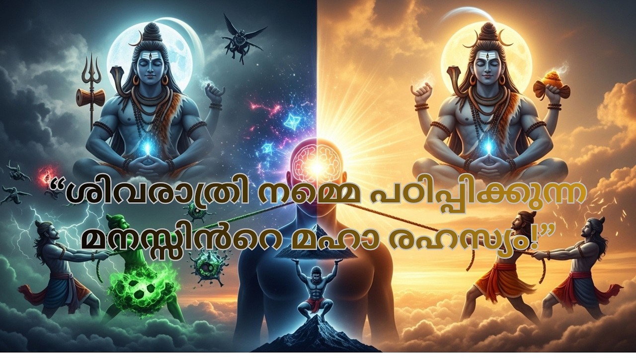 “ശിവരാത്രി നമ്മെ പഠിപ്പിക്കുന്ന മനസ്സിൻറെ മഹാ രഹസ്യം!”