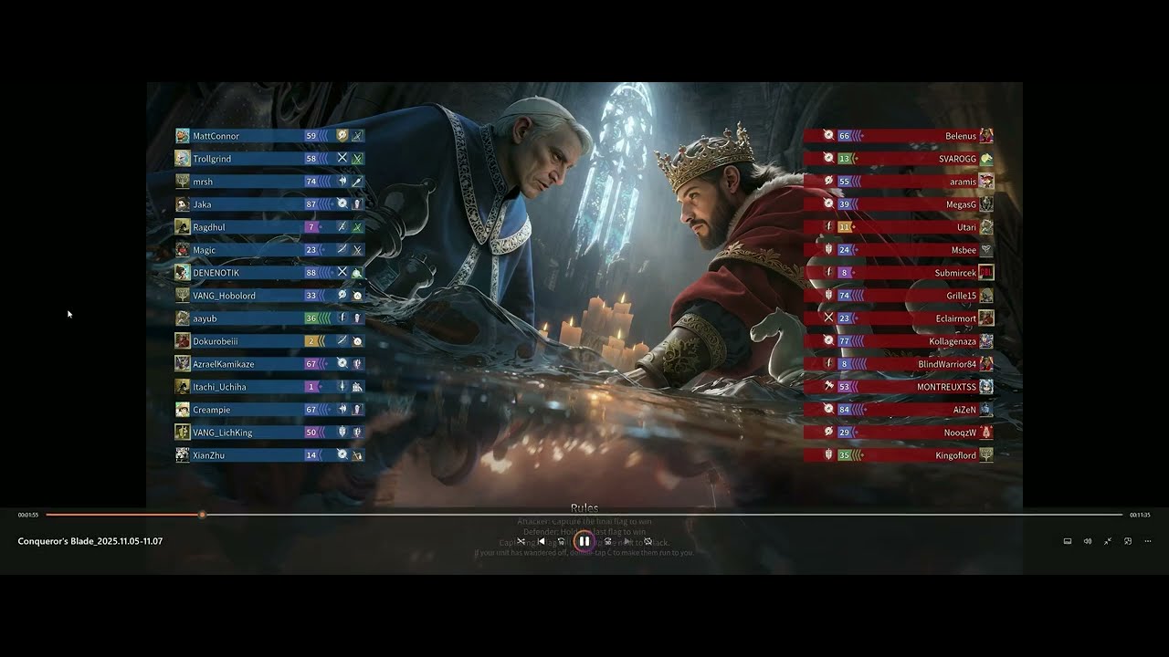 SOLO player COMAND a team...new format Conqueror's blade level  5000