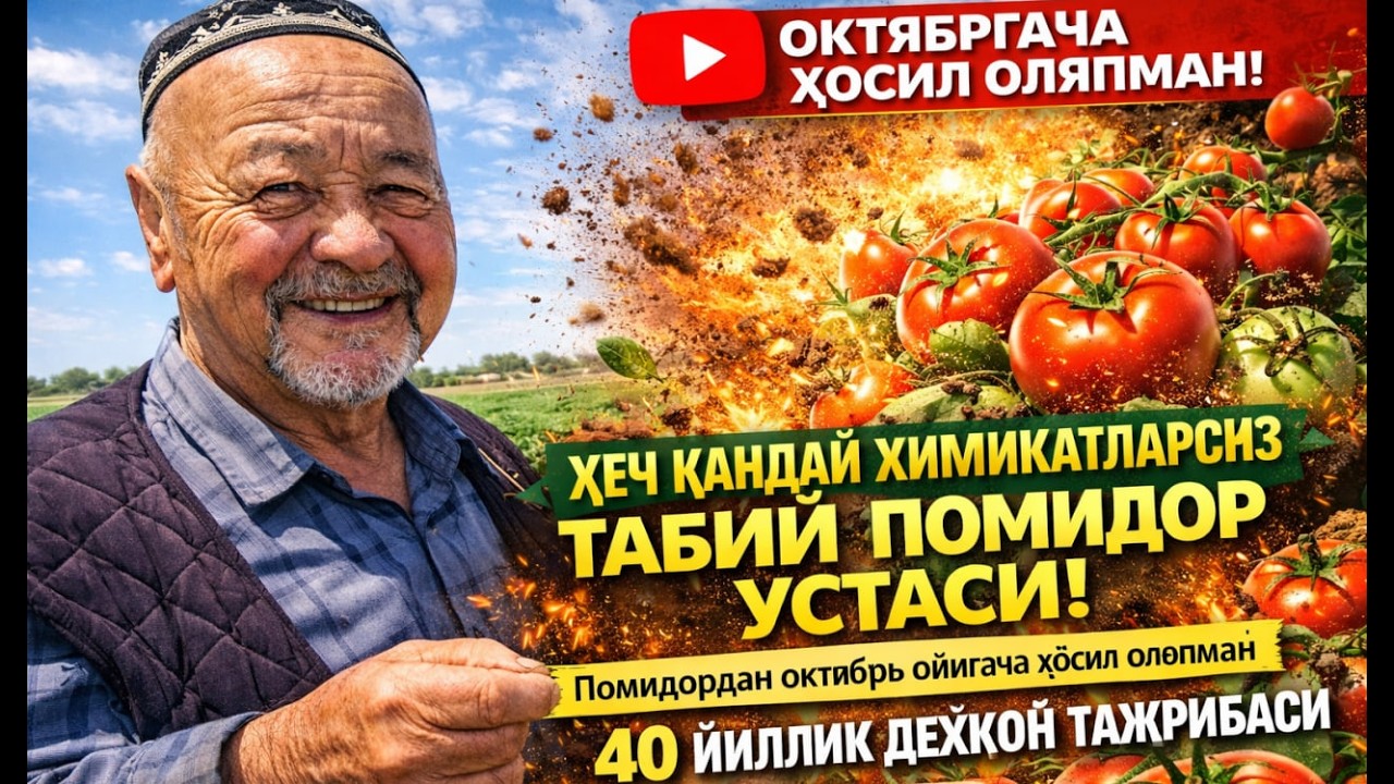 Помидор етиштириш сирлари.