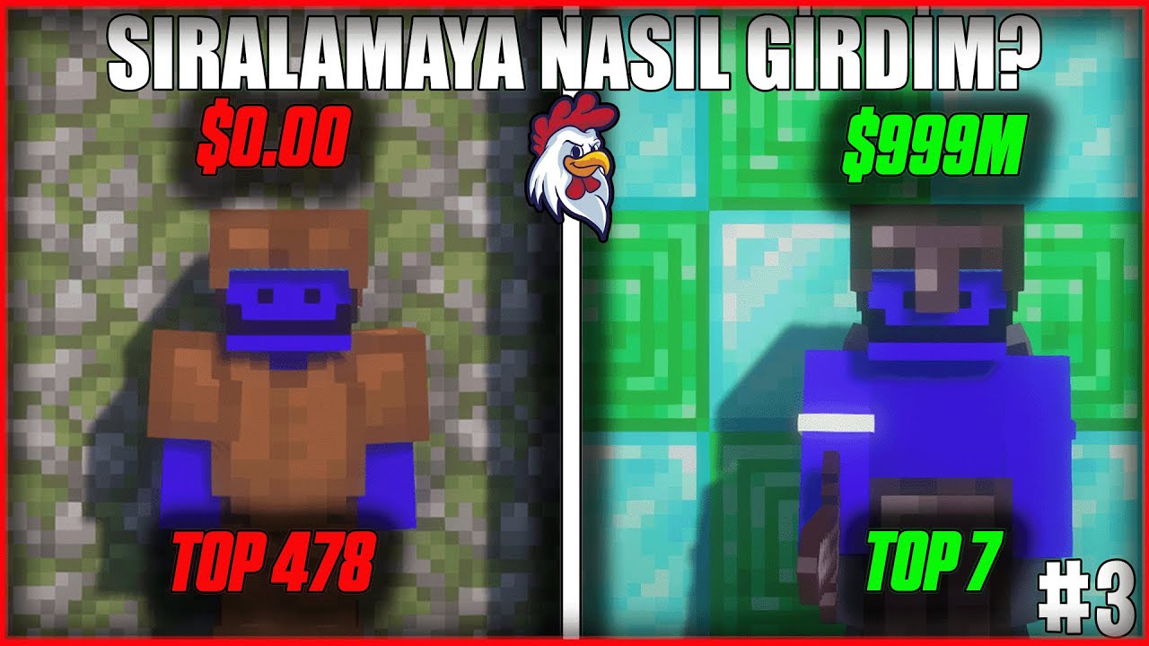 TÜRKİYE’NİN EN REKABETÇİ SMP SUNUCUSUNDA SIRALAMAYA NASIL GİRDİM??? - ChickenSMP #3