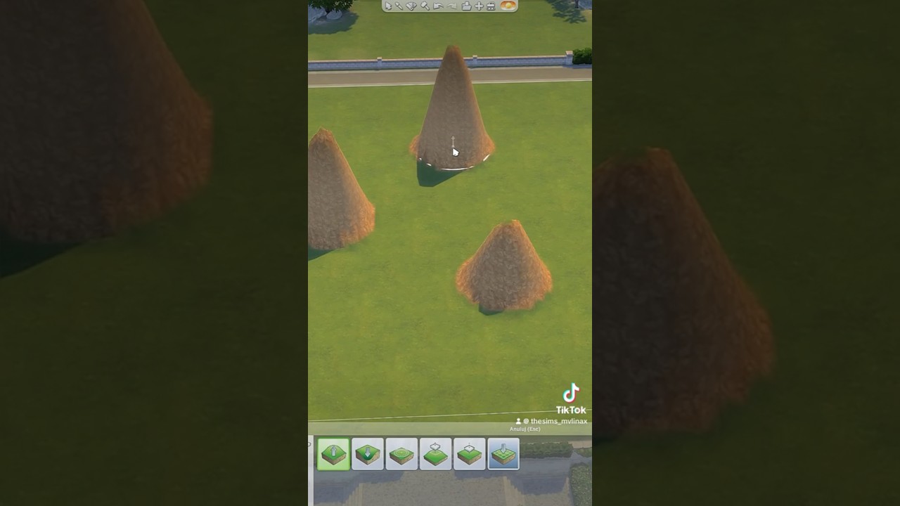 ASMR building cottages on the hills🏔️ #thesims #thesims4 #sims4 #simsy #sims4nocc #asmr #ts4 #sims
