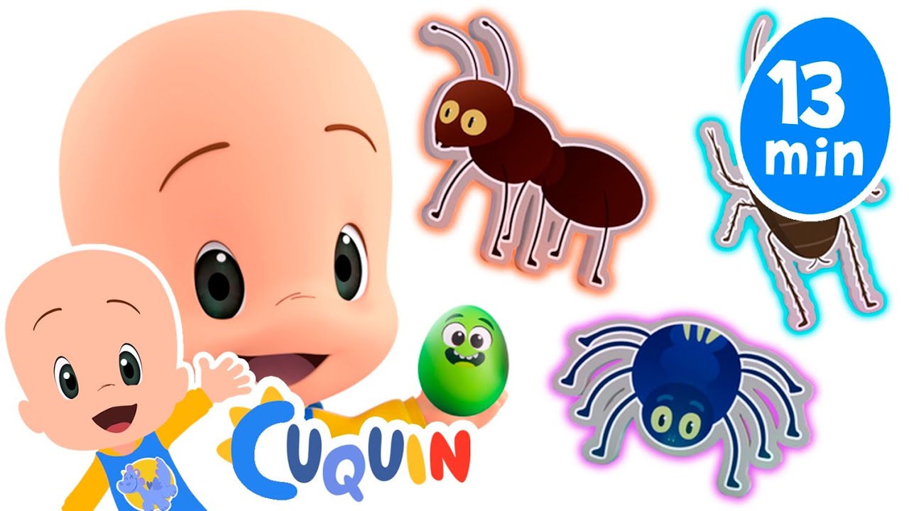 Huevos Sorpresa Insectos | Canciones infantiles para bailar de Cleo y Cuquín