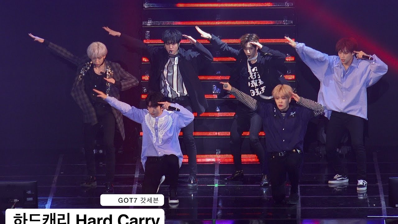 GOT7 갓세븐[4K 직캠]하드캐리 Hard Carry@170318 Rock Music