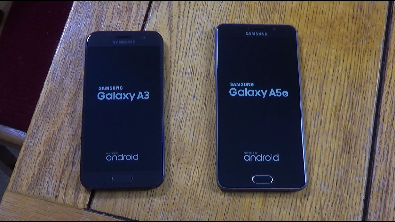 Samsung Galaxy A3 2017 vs A5 2016 - Speed Test!