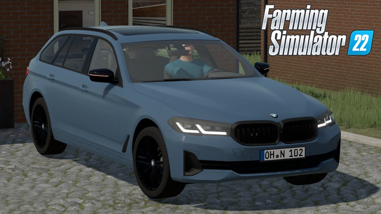 FS22 - BMW 5er 530i Touring - New Car mod for Farming Simulator 2022 Roleplay