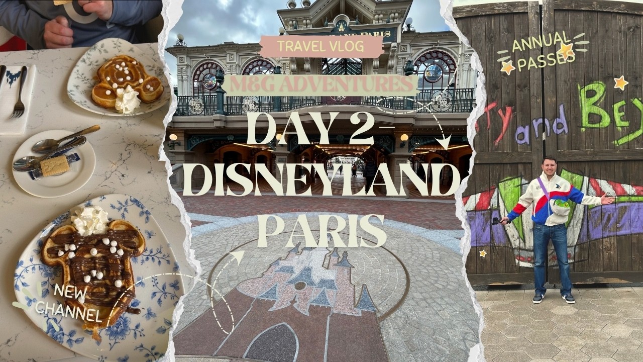 Disneyland Paris Day 2 Vlog Feb 26  Walt Disney Studio Park & Disneyland Park