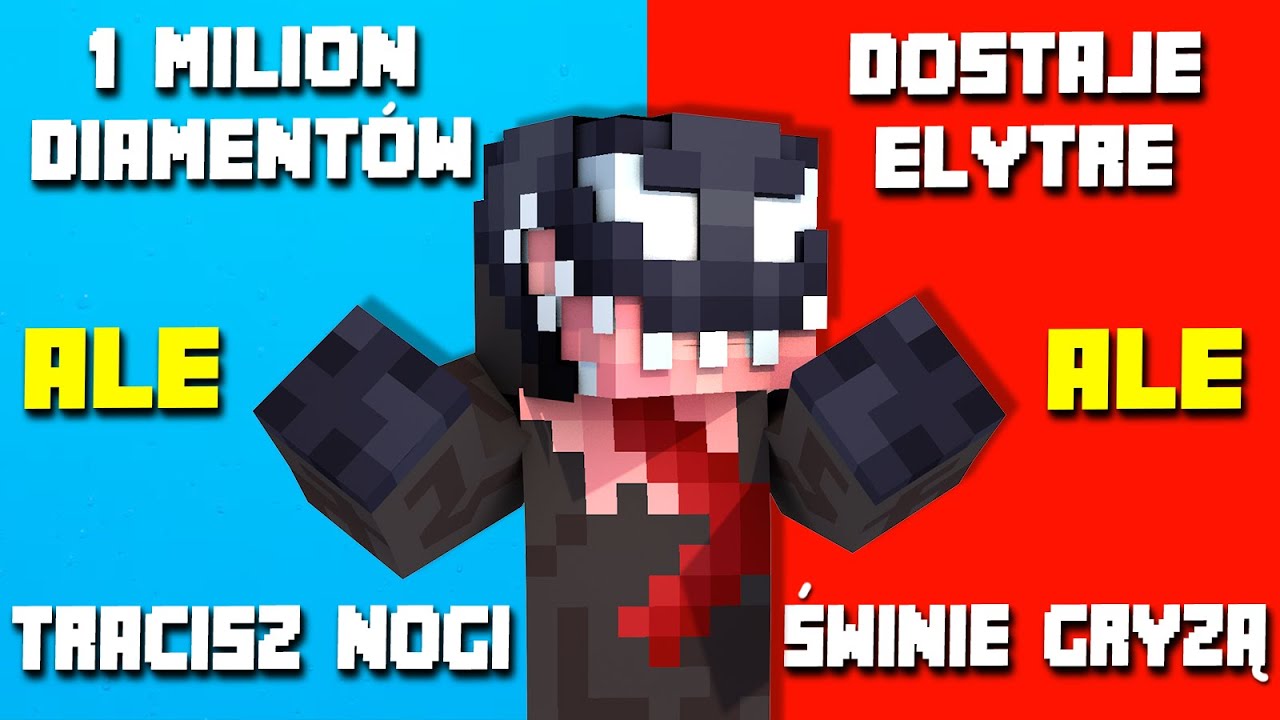 MINECRAFT, ale CO 5 MINUT MUSZĘ WYBRAĆ CO WOLĘ! *ultra hard*