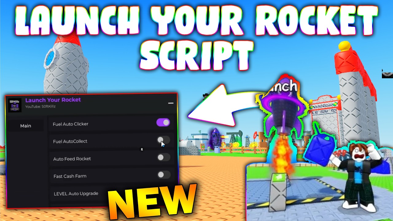 *NEW* Launch Your Rocket Script (PASTEBIN 2026) (AUTO CLICK , AUTO COLLET , AUTO FEED , CASH FARM  )