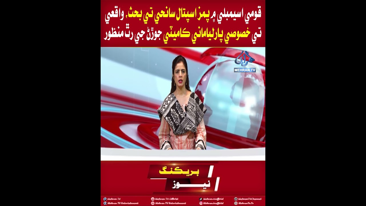 Mehran TV || PIMS Tragedy: National Assembly Approves Special Parliamentary Committee